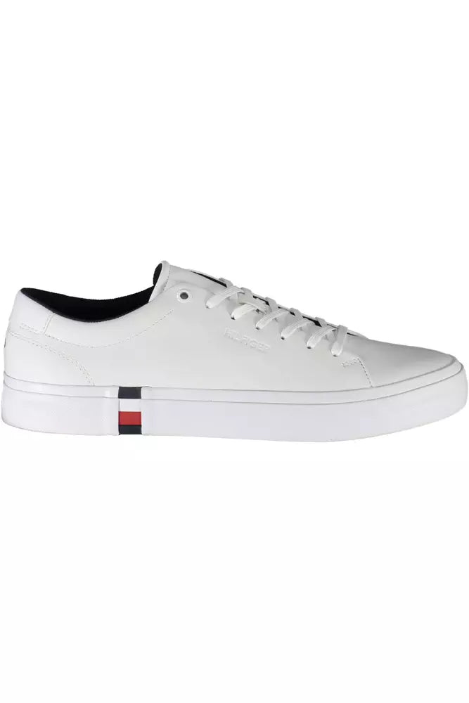 White Leather Men Sneaker - The Luxe Alliance