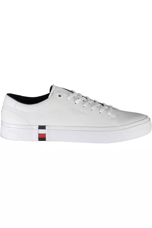 White Leather Men Sneaker - The Luxe Alliance