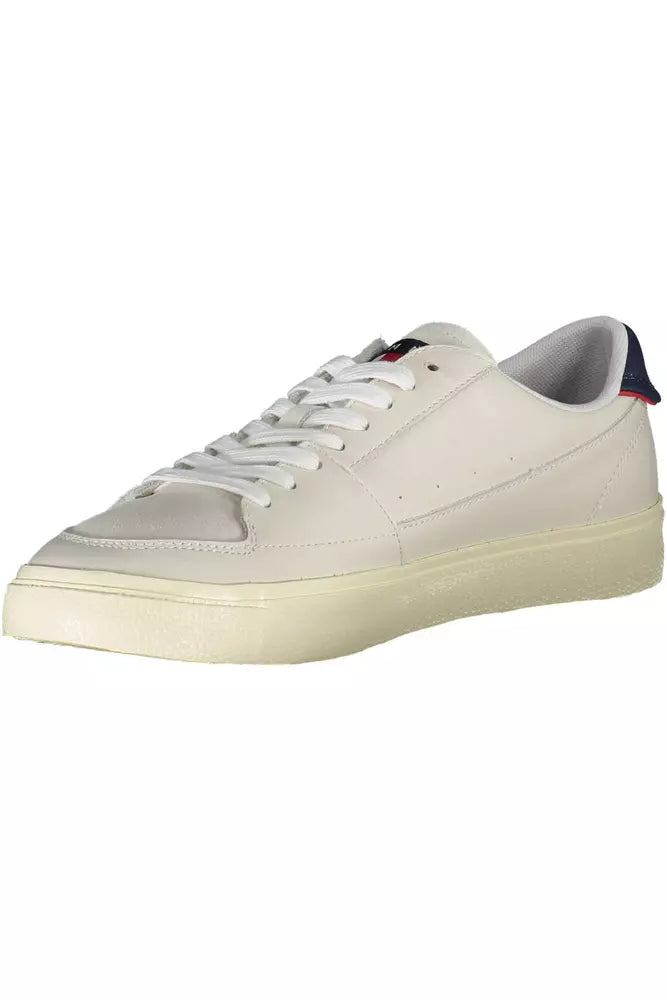 White Leather Men Sneaker - The Luxe Alliance