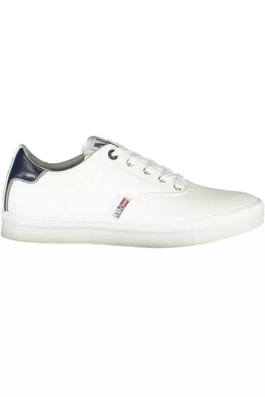  - White Polyester Men Sneaker