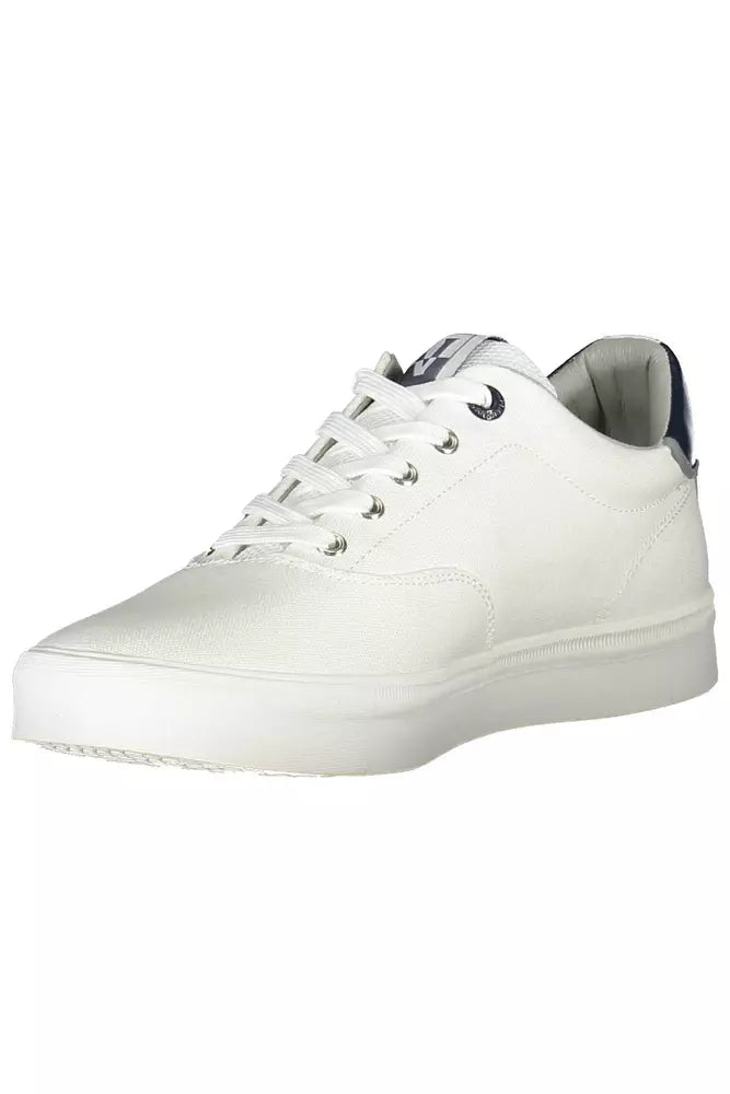  - White Polyester Men Sneaker