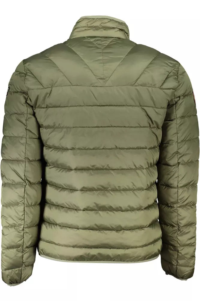 Green Polyamide Men Jacket