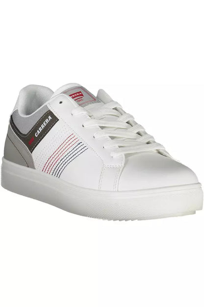 White Eco Leather Men Sneaker