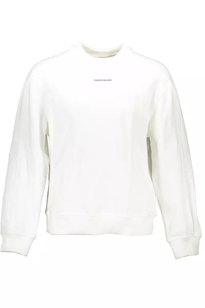 White Cotton Men Sweater - The Luxe Alliance