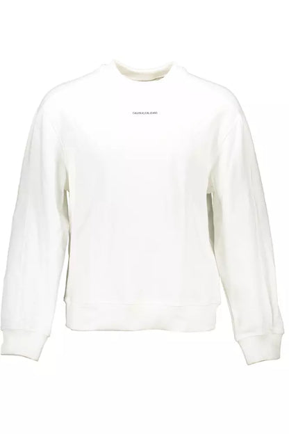 White Cotton Men Sweater - The Luxe Alliance