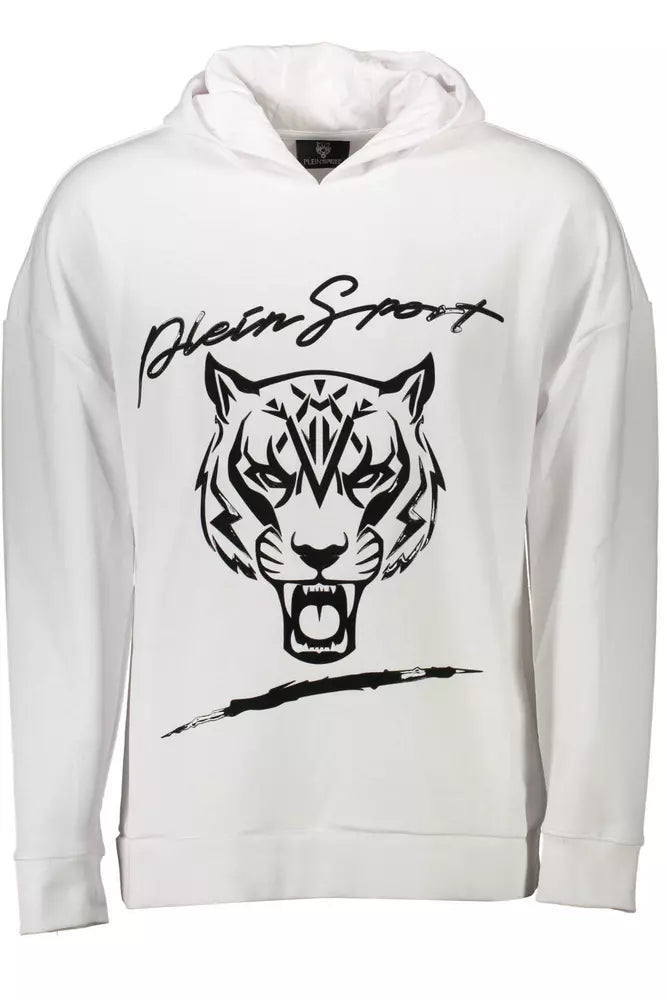  - White Cotton Men Sweater