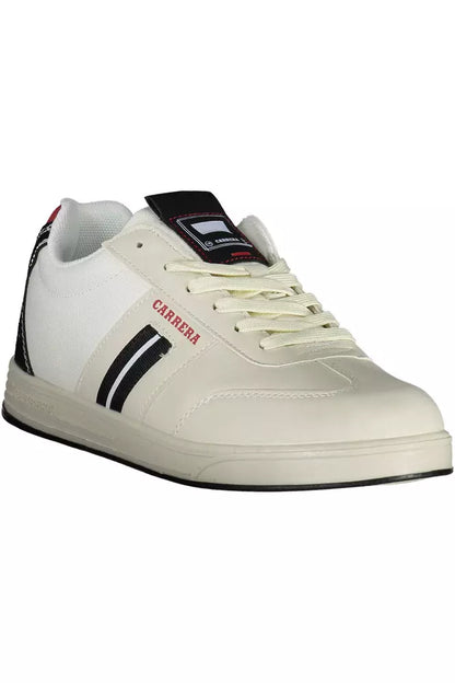 White Eco Leather Men Sneaker