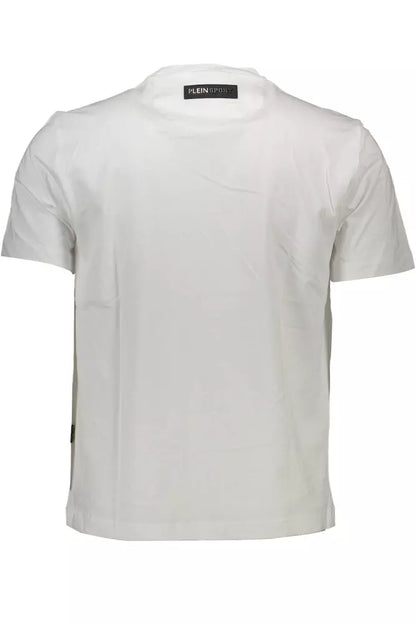  - White Cotton Men T-Shirt