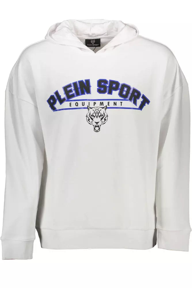  - White Cotton Men Sweatshirt