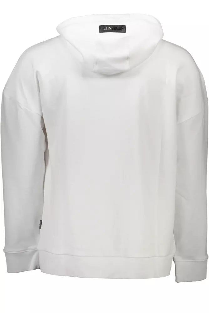  - White Cotton Men Sweatshirt