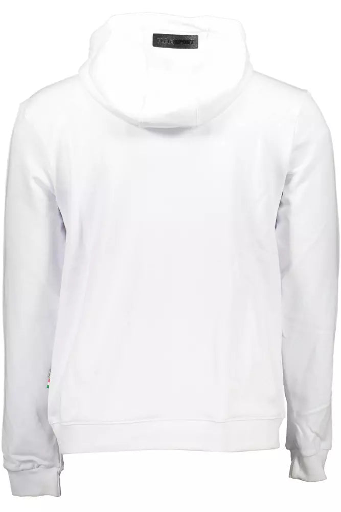  - White Cotton Men Sweater