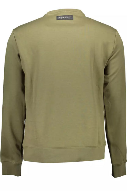  - Green Cotton Men Sweater