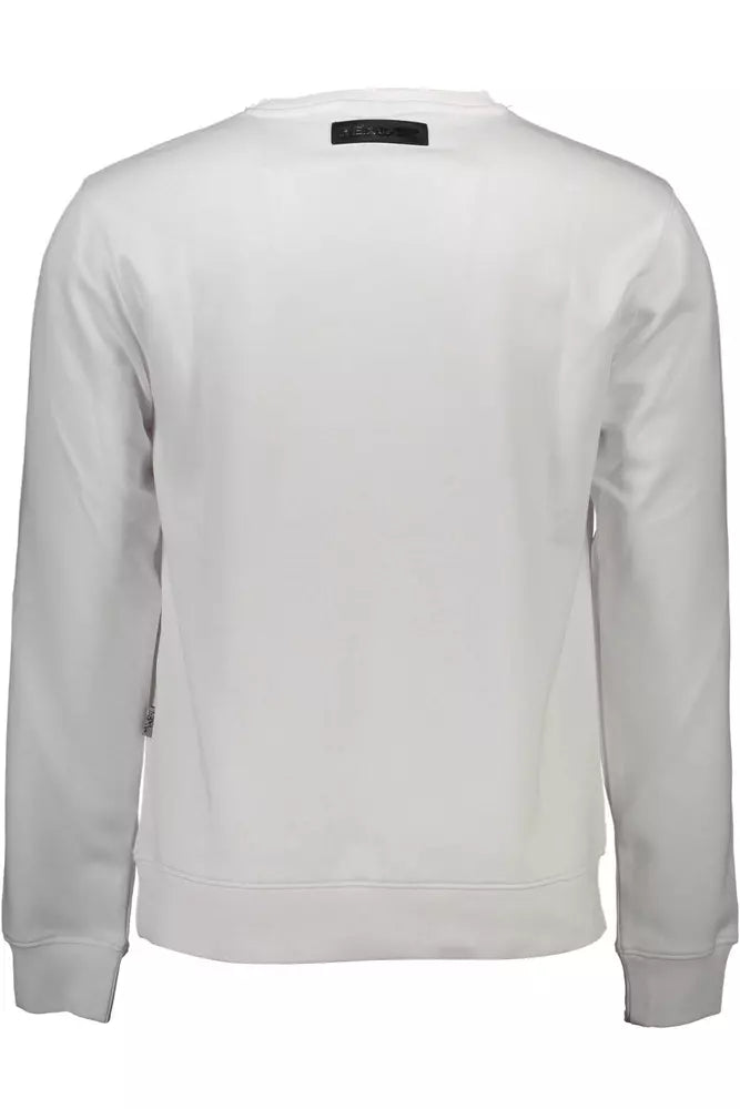  - White Cotton Men Sweater