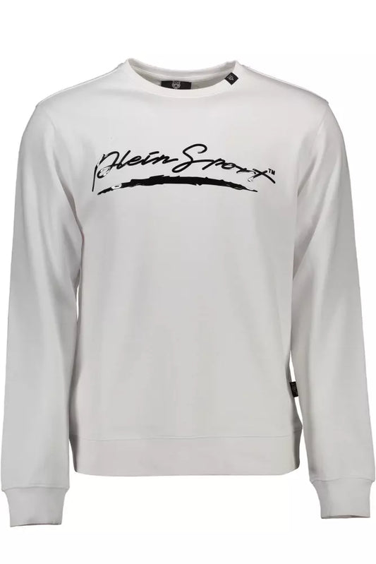  - White Cotton Men Sweater