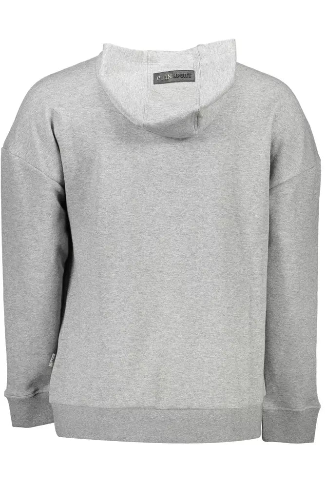  - Gray Cotton Men Sweater