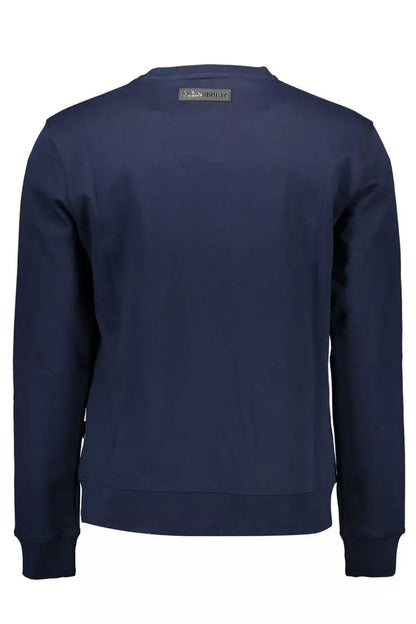  - Blue Cotton Men Sweater