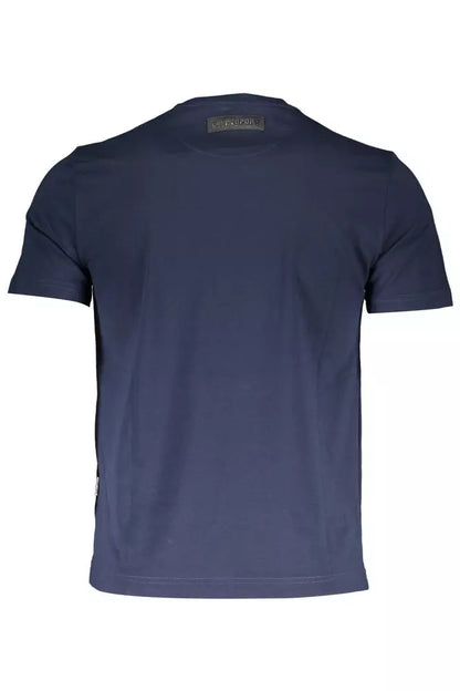  - Blue Cotton Men T-Shirt