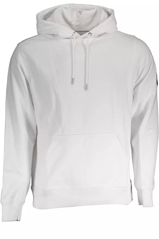 White Cotton Men Sweatshirt - The Luxe Alliance