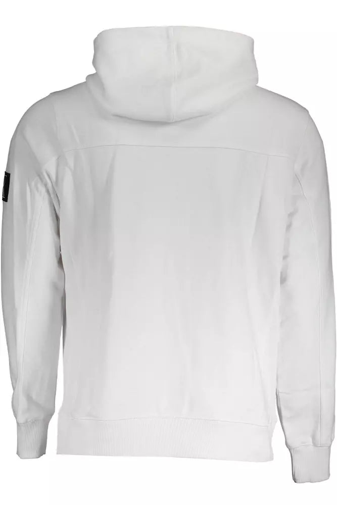 White Cotton Men Sweatshirt - The Luxe Alliance