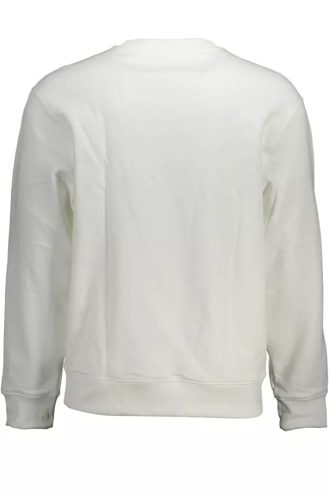 White Cotton Men Sweater - The Luxe Alliance