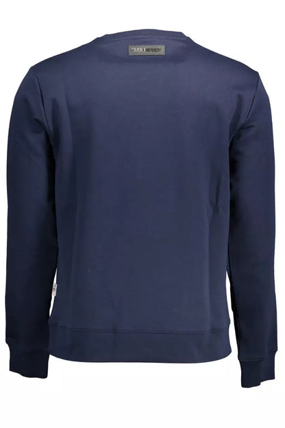  - Blue Cotton Men Sweater