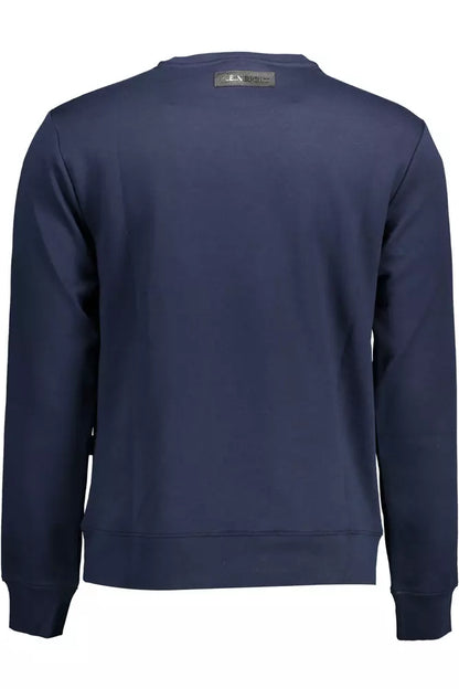  - Blue Cotton Men Sweater