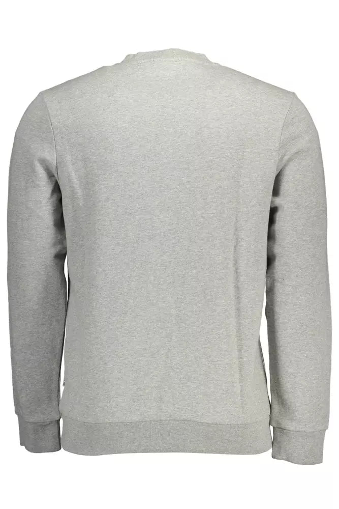  - Gray Cotton Men Sweater