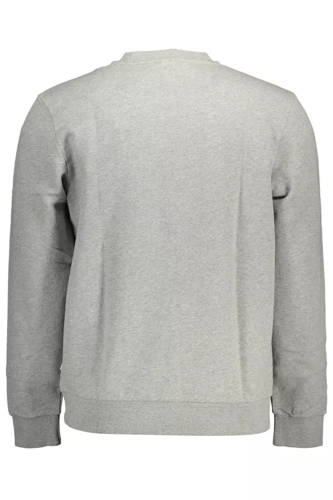  - Gray Cotton Men Sweater