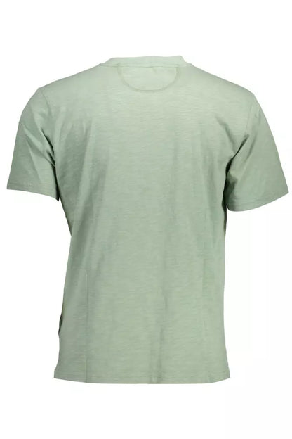  - Green Cotton Men T-Shirt