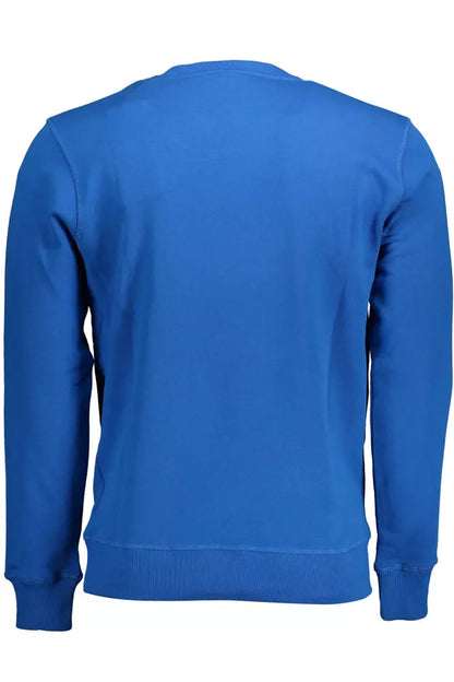  - Blue Cotton Men Sweater