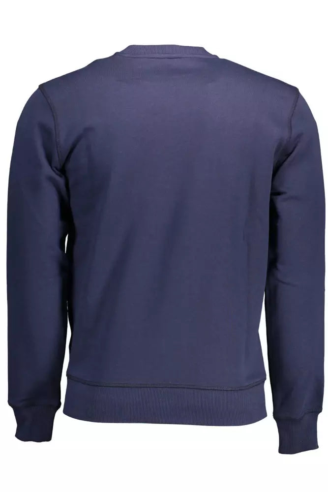  - Blue Cotton Men Sweater