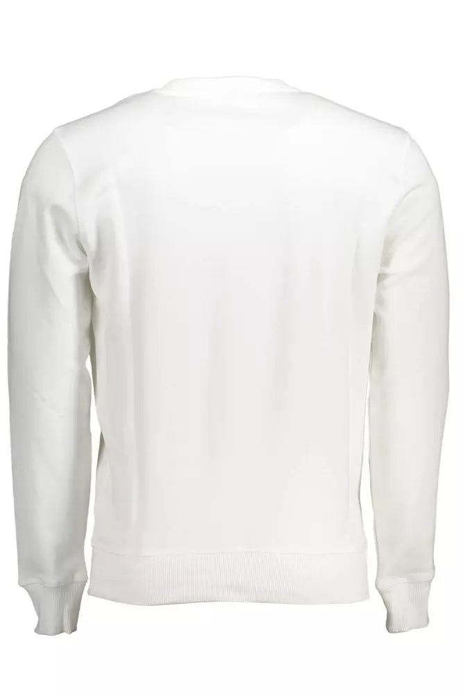  - White Cotton Men Sweater