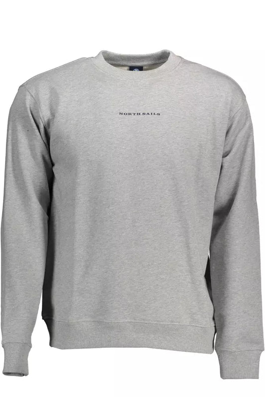  - Gray Cotton Men Sweater