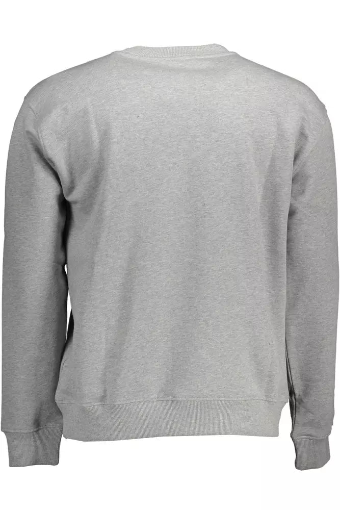  - Gray Cotton Men Sweater