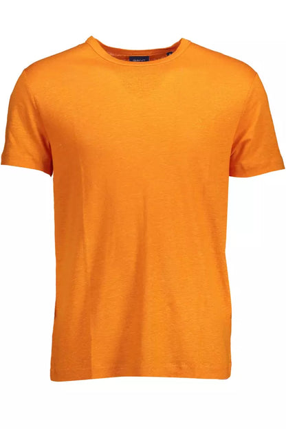  - Orange Linen Men T-Shirt