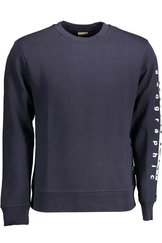  - Blue Cotton Men Sweater