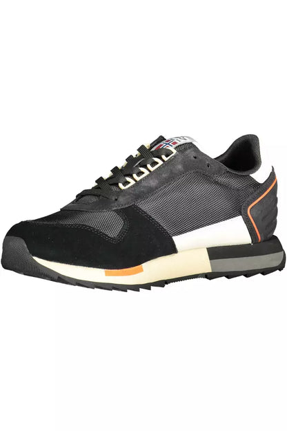  - Black Leather Men Sneaker