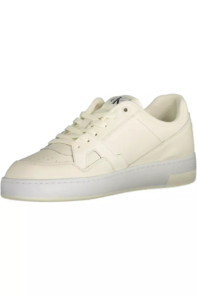  - White Leather Men Sneaker