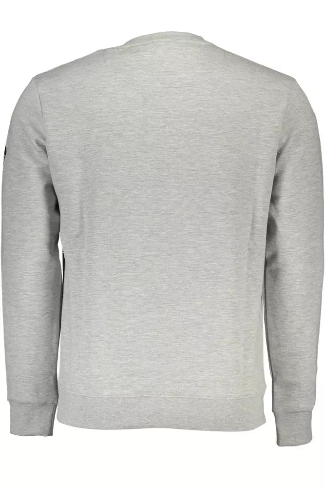  - Gray Cotton Men Sweater