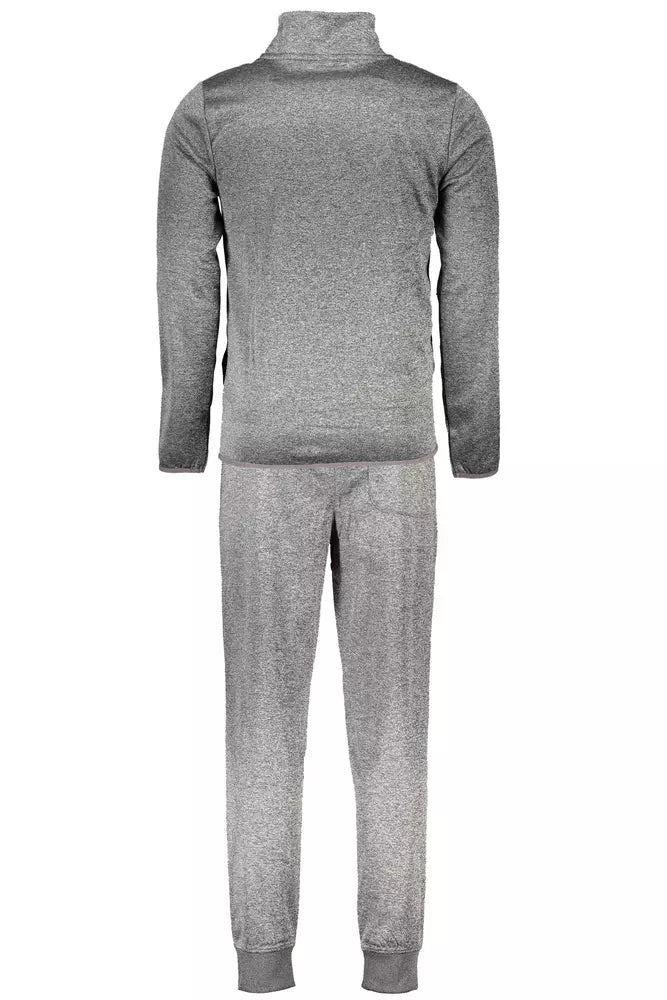  - Gray Polyester Men Sweater