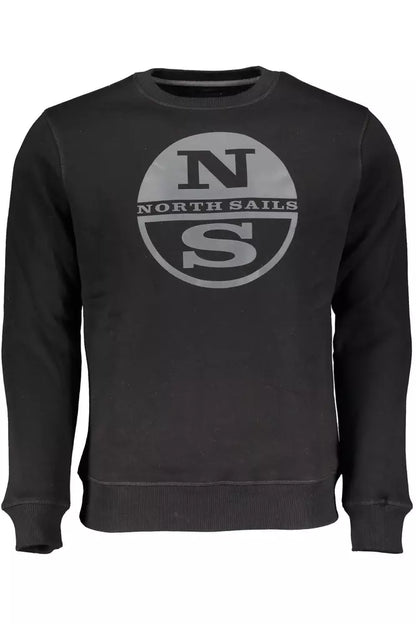  - Black Cotton Men Sweater