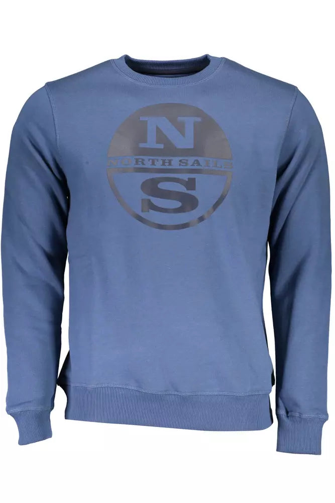  - Blue Cotton Men Sweater