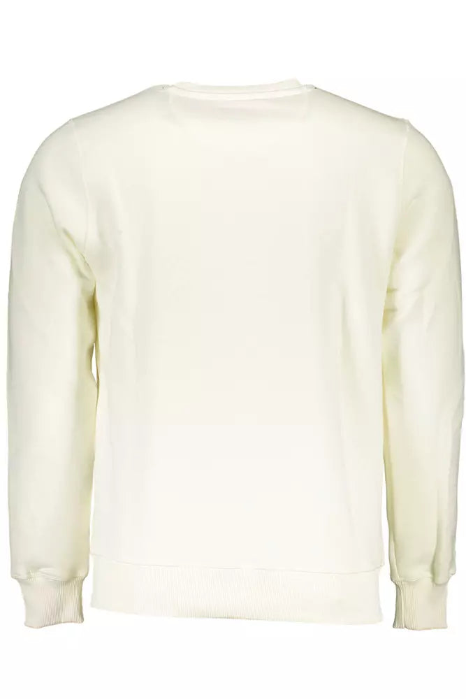  - White Cotton Men Sweater