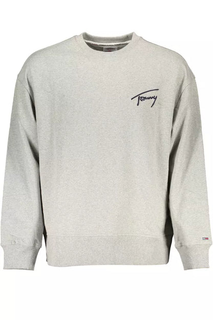  - Gray Cotton Men Sweater