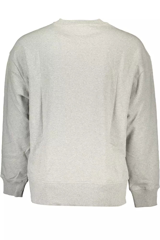  - Gray Cotton Men Sweater