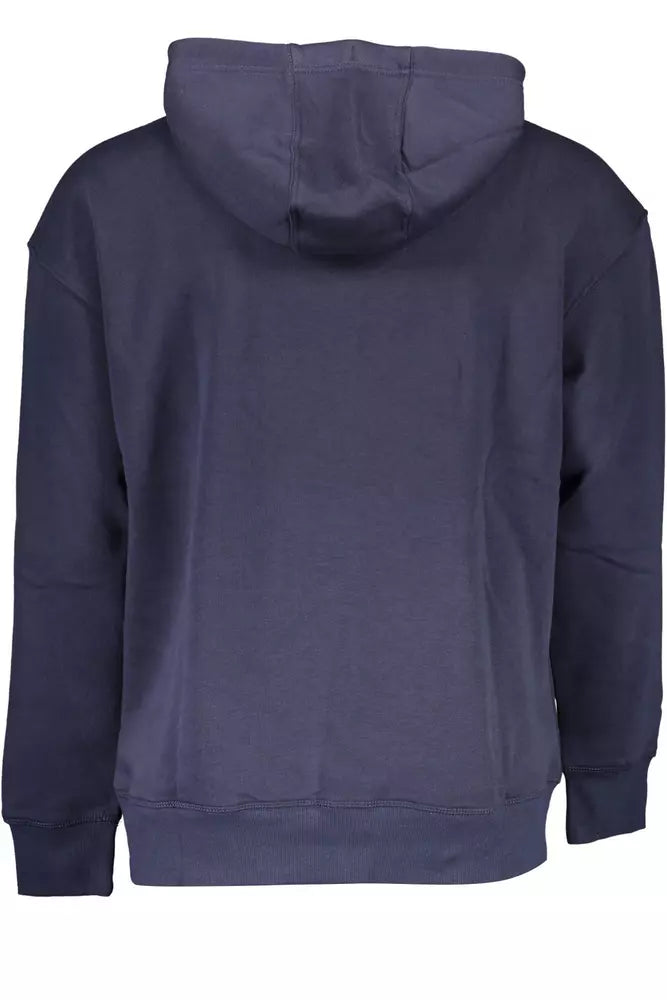  - Blue Cotton Men Sweater