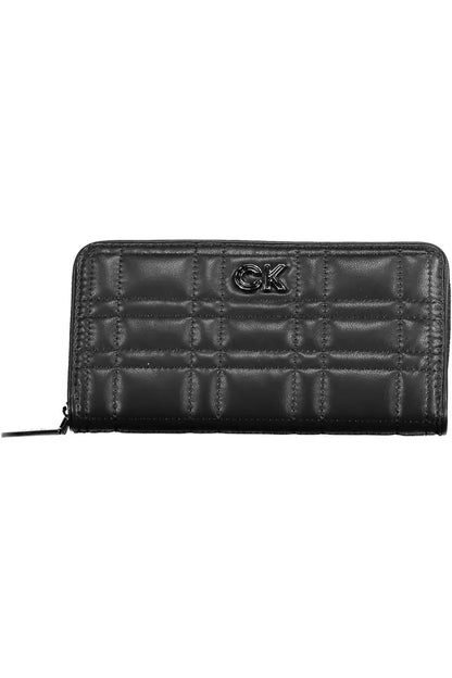  - Black Polyester Women Wallet