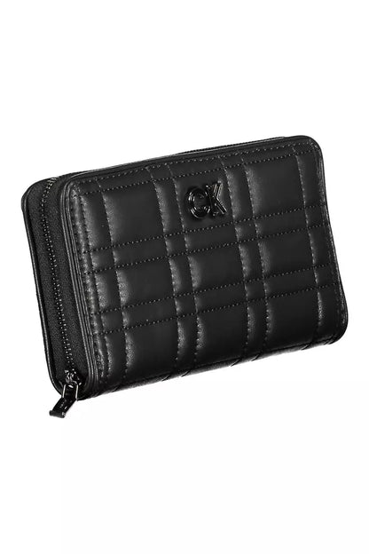  - Black Polyester Women Wallet