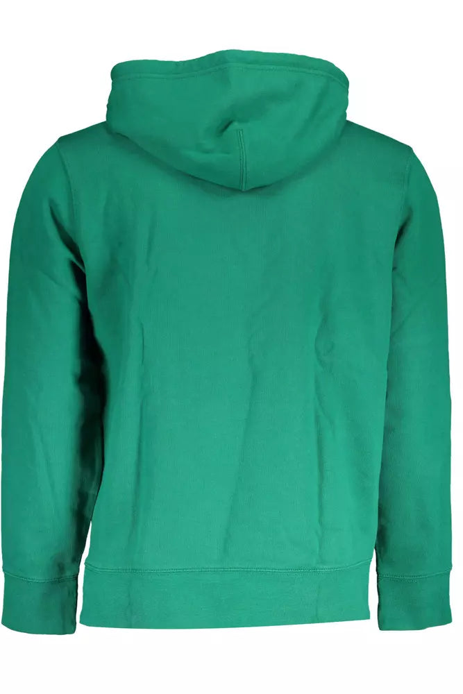  - Green Cotton Men Sweater