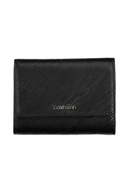 Black Polyethylene Women Wallet - The Luxe Alliance